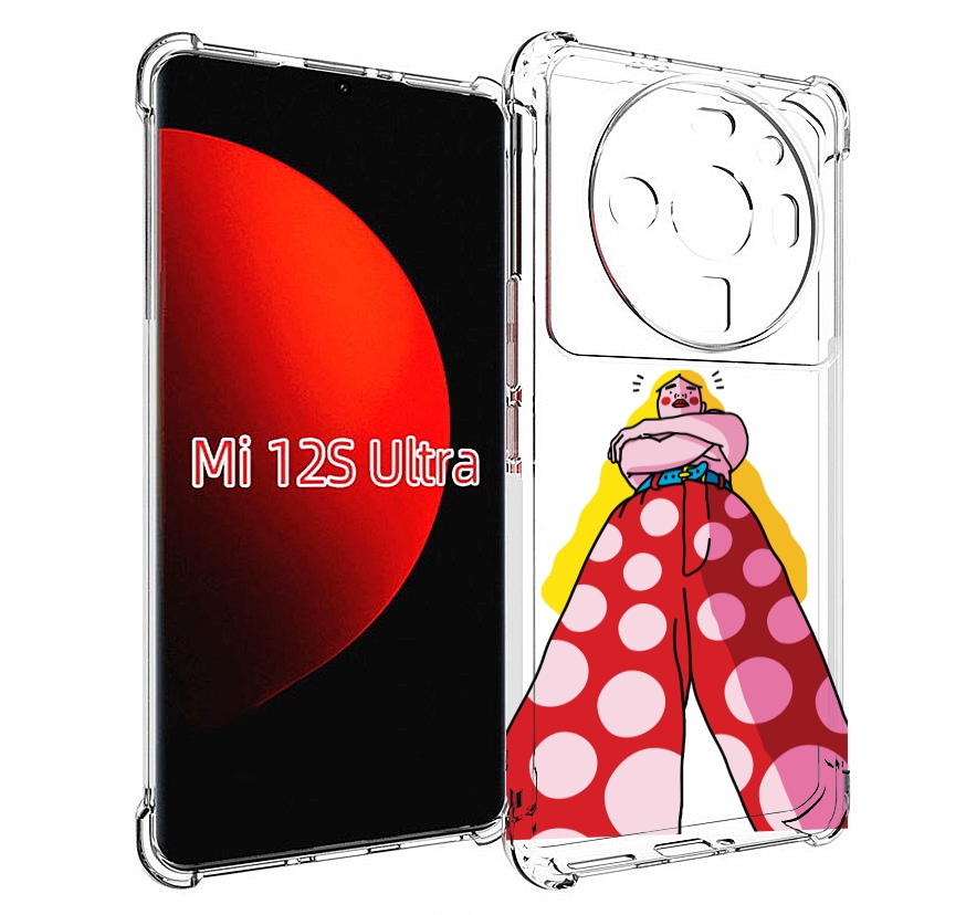 

Чехол MyPads высокая-девушка для Xiaomi 12S Ultra, Прозрачный, Tocco