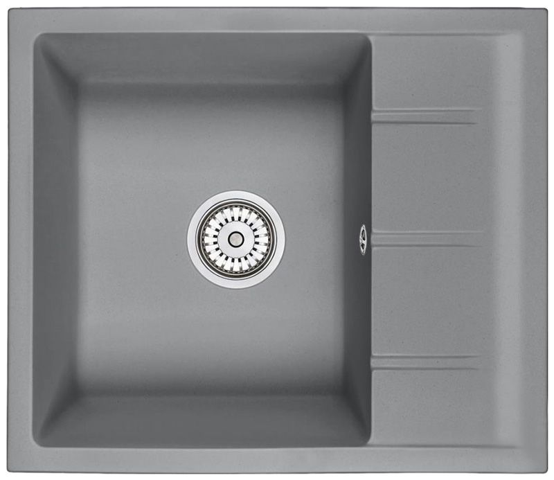 

Мойка EMQ-1580.Q Алмаз кварц 58 х 50 х 20 см, Серый