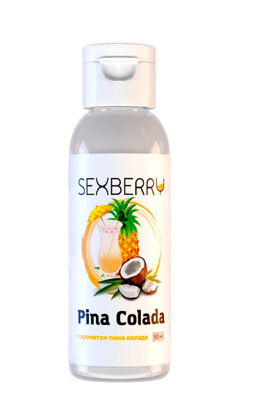фото Интимная смазка sexberry с ароматом pina colada 50 мл smaska