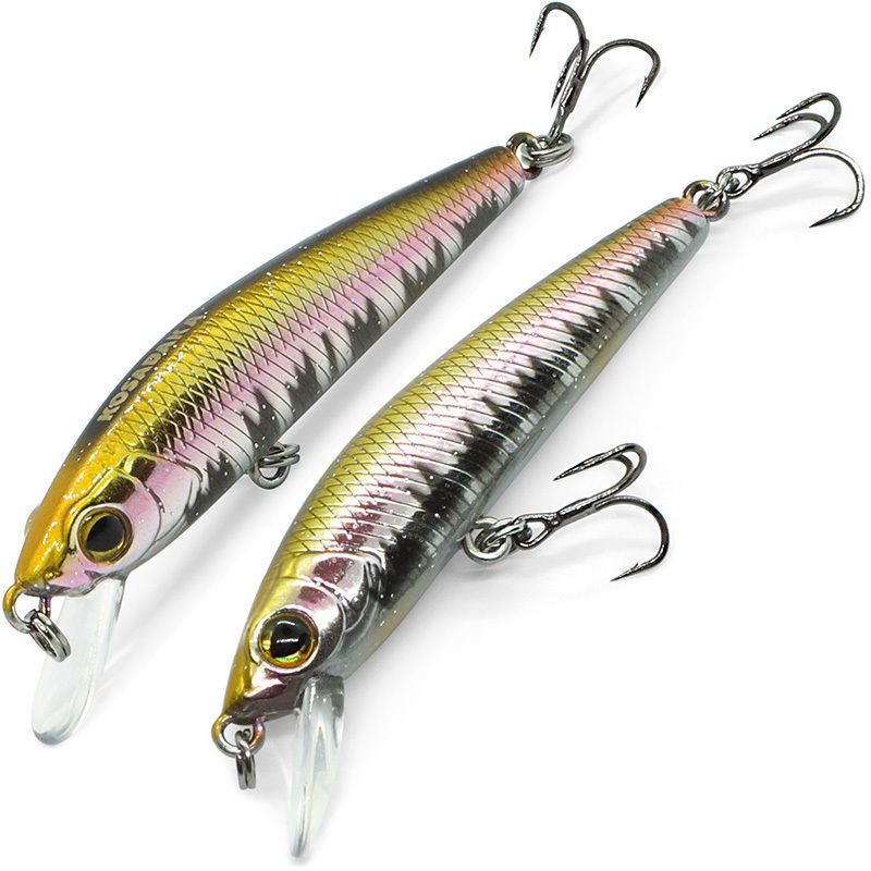 

Воблер Kosadaka TD MINNOW XS 60SP SCS, Золотистый;серебристый;черный, TD MINNOW