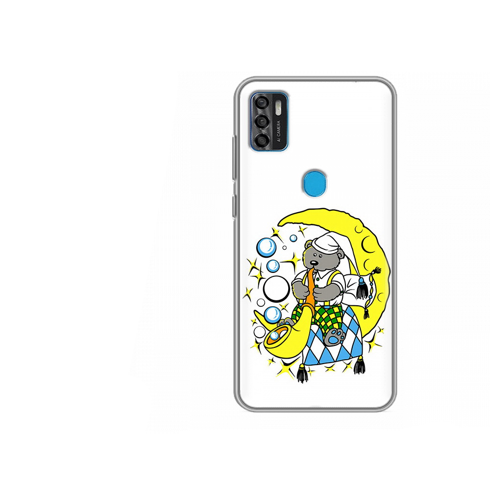 Чехол MyPads Tocco для ZTE Blade A7s 2020 Сырная луна (PT158171.472.167)