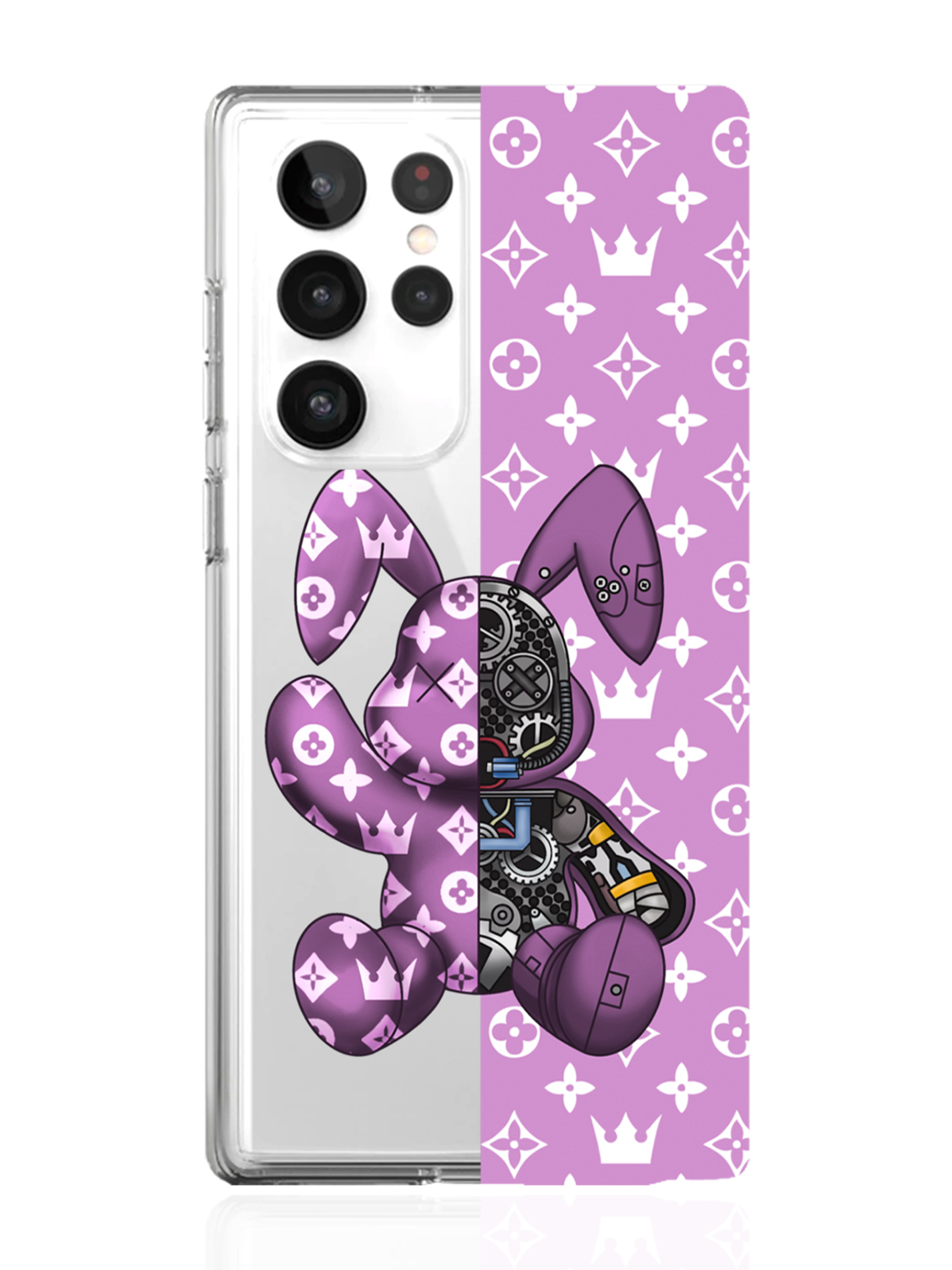 

Чехол MustHaveCase для Samsung Galaxy S22 Ultra Bunny Розовый прозрачный, Прозрачный;розовый;белый, Samsung Galaxy S22 Ultra Bunny Розовый