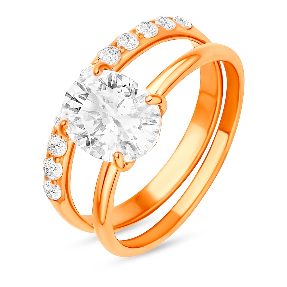 

Кольцо из серебра с фианитом р. , 585Gold 701012880, 701012880