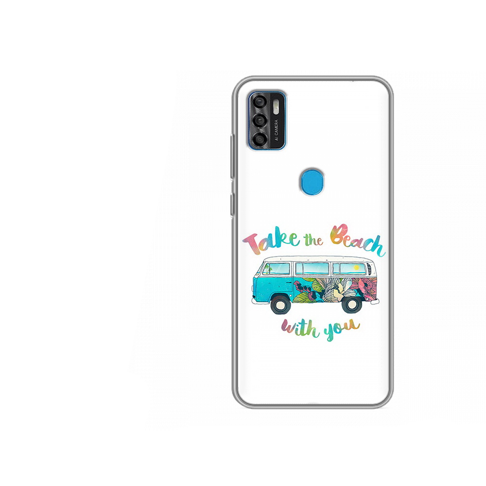 

Чехол MyPads Tocco для ZTE Blade A7s 2020 Хиппи автобус (PT158171.472.190), Tocco