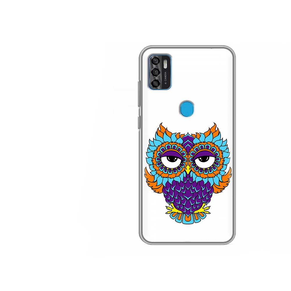 

Чехол MyPads Tocco для ZTE Blade A7s 2020 Цветная сова (PT158171.472.198), Tocco