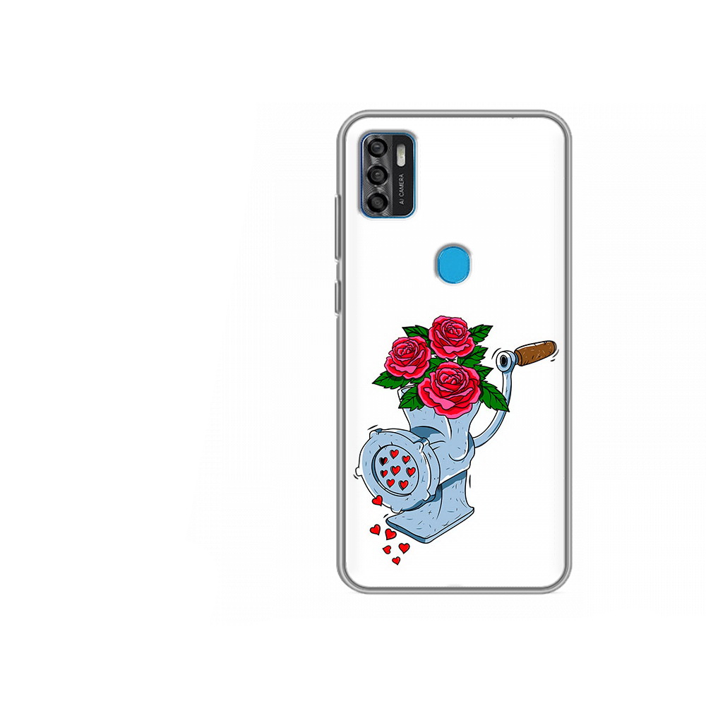 

Чехол MyPads Tocco для ZTE Blade A7s 2020 Цветочные сердца (PT158171.472.199), Tocco