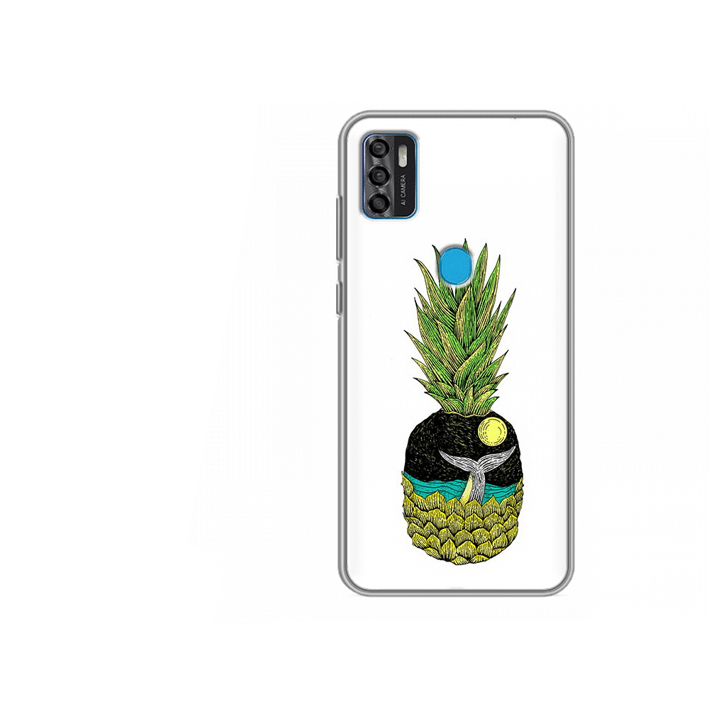 

Чехол MyPads Tocco для ZTE Blade A7s 2020 ананас с китом (PT158171.472.220), Tocco