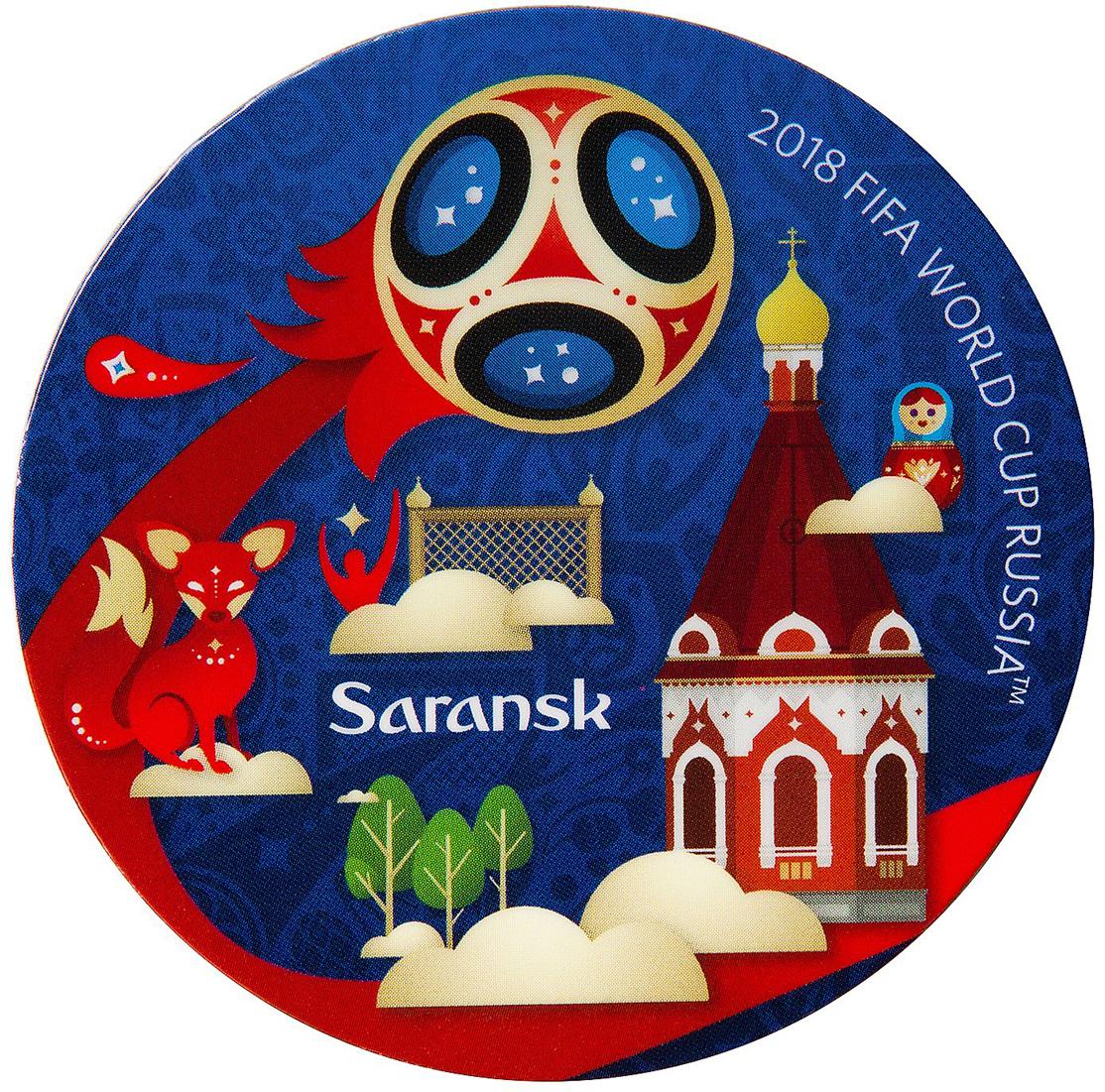 

Магнит виниловый FIFA 2018 Саранск СН510 FIFA 2018, Синий, Саранск
