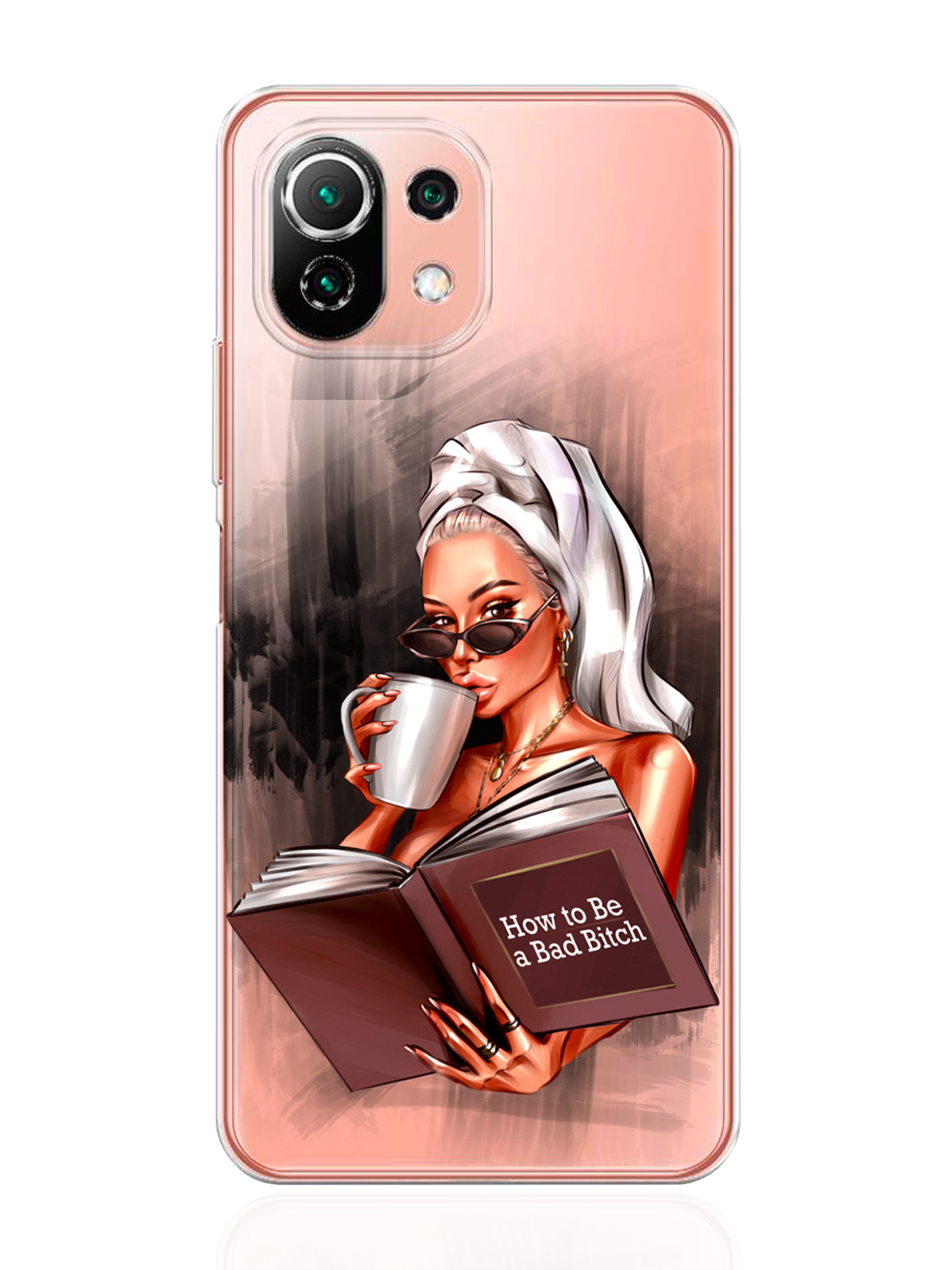 

Чехол MustHaveCase для Xiaomi Mi 11 Lite How to be a bad Bitch прозрачный, Прозрачный;черный, Xiaomi Mi 11 Lite How to be a bad Bitch