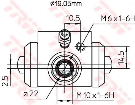 

TRW Задний тормозной цилиндр TRW bwd113a