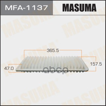 фото Фильтр воздушный toyota highlander (usa) 07-, harrier 05-; lexus rx400h 05-08 (3mzfe) masu masuma