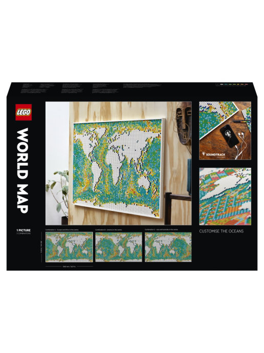 Конструктор LEGO Art 31203 Карта мира звуковая карта pci 8738 c media cmi8738 sx 4