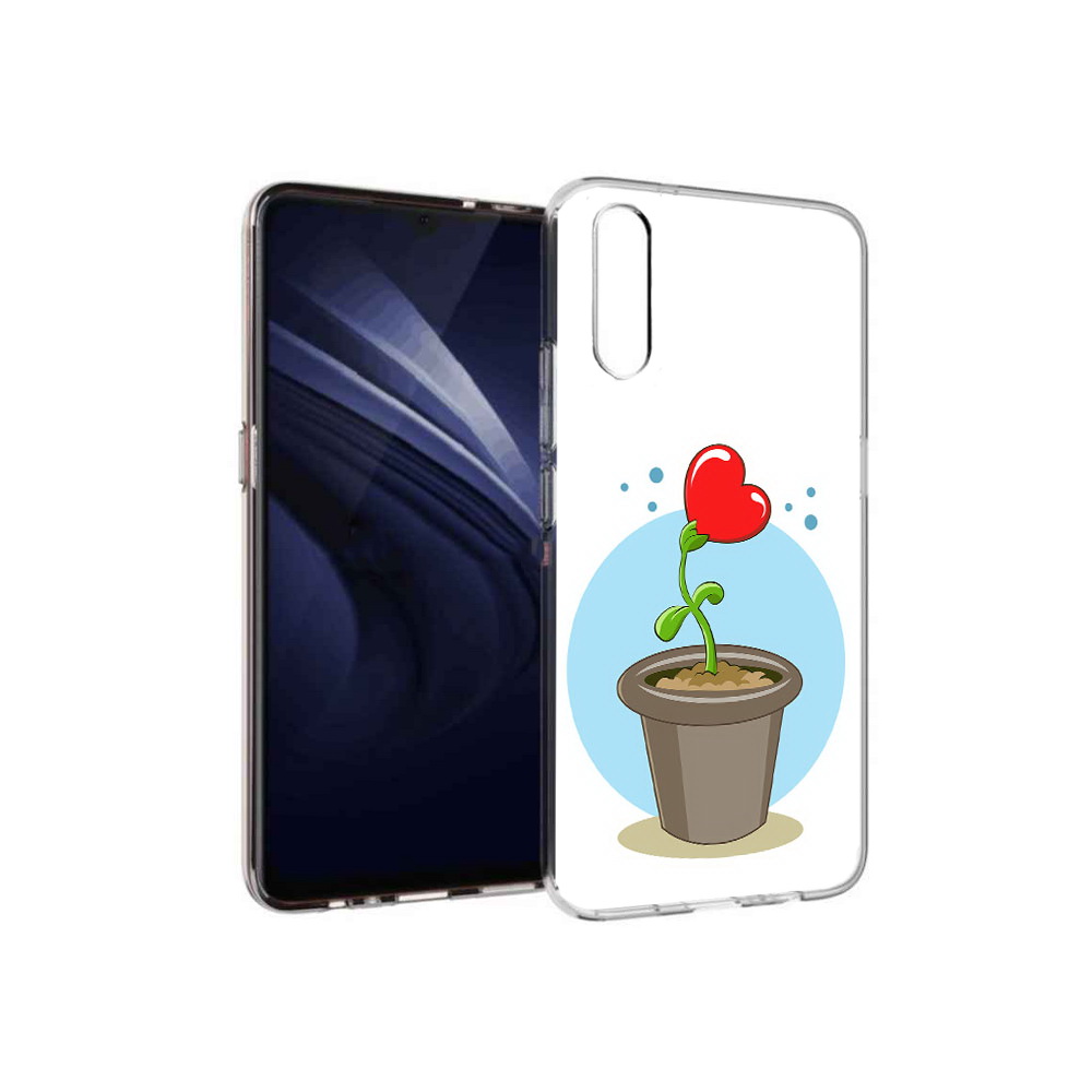 

Чехол MyPads Tocco для Vivo V17 Neo Растение любви 14 февраля (PT226959.388.145), Прозрачный, Tocco