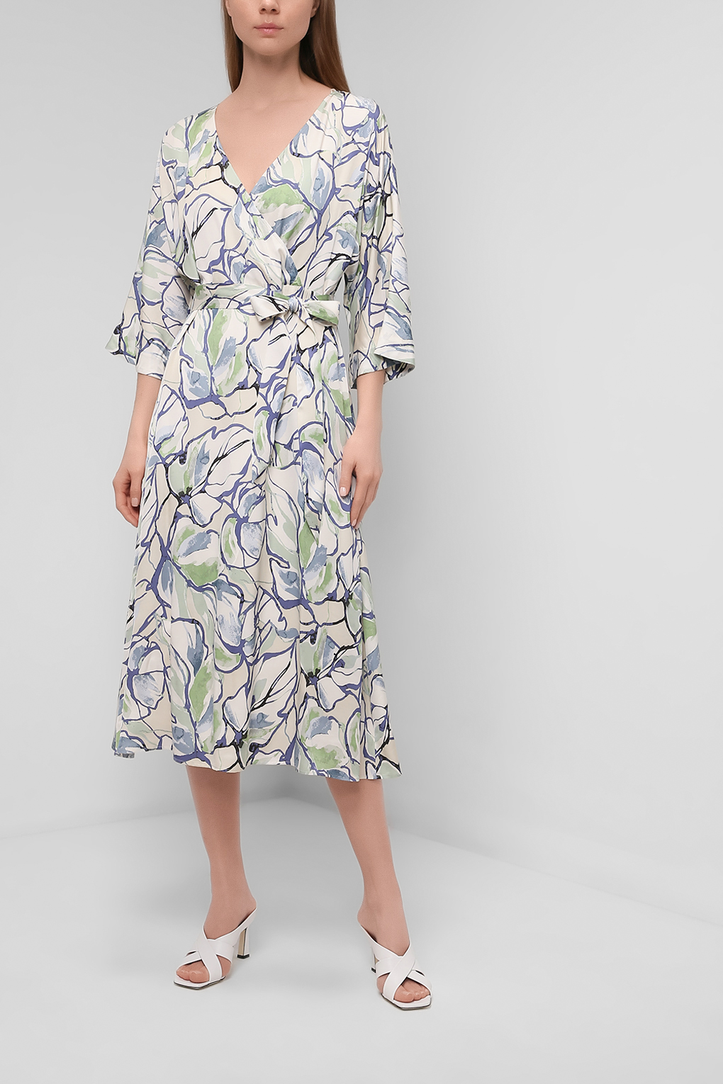 

Платье женское Esprit 022EO1E349 белое 38, 022EO1E349