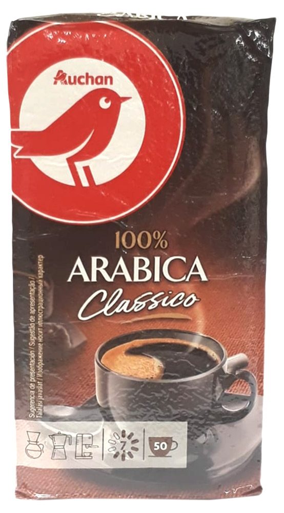 

Кофе АШАН Красная птица Arabicа classico молотый 250 г