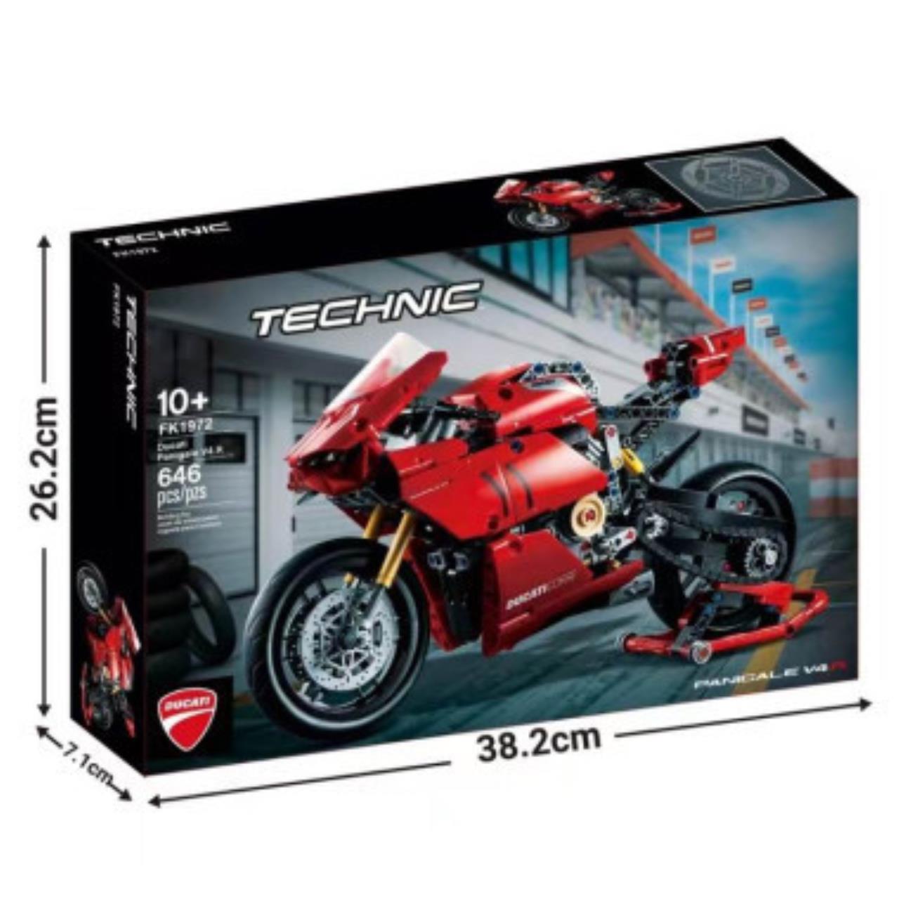 

Конструктор Lepin FK1972 Technic 42107 Ducati Panigale V4 R 646 дет