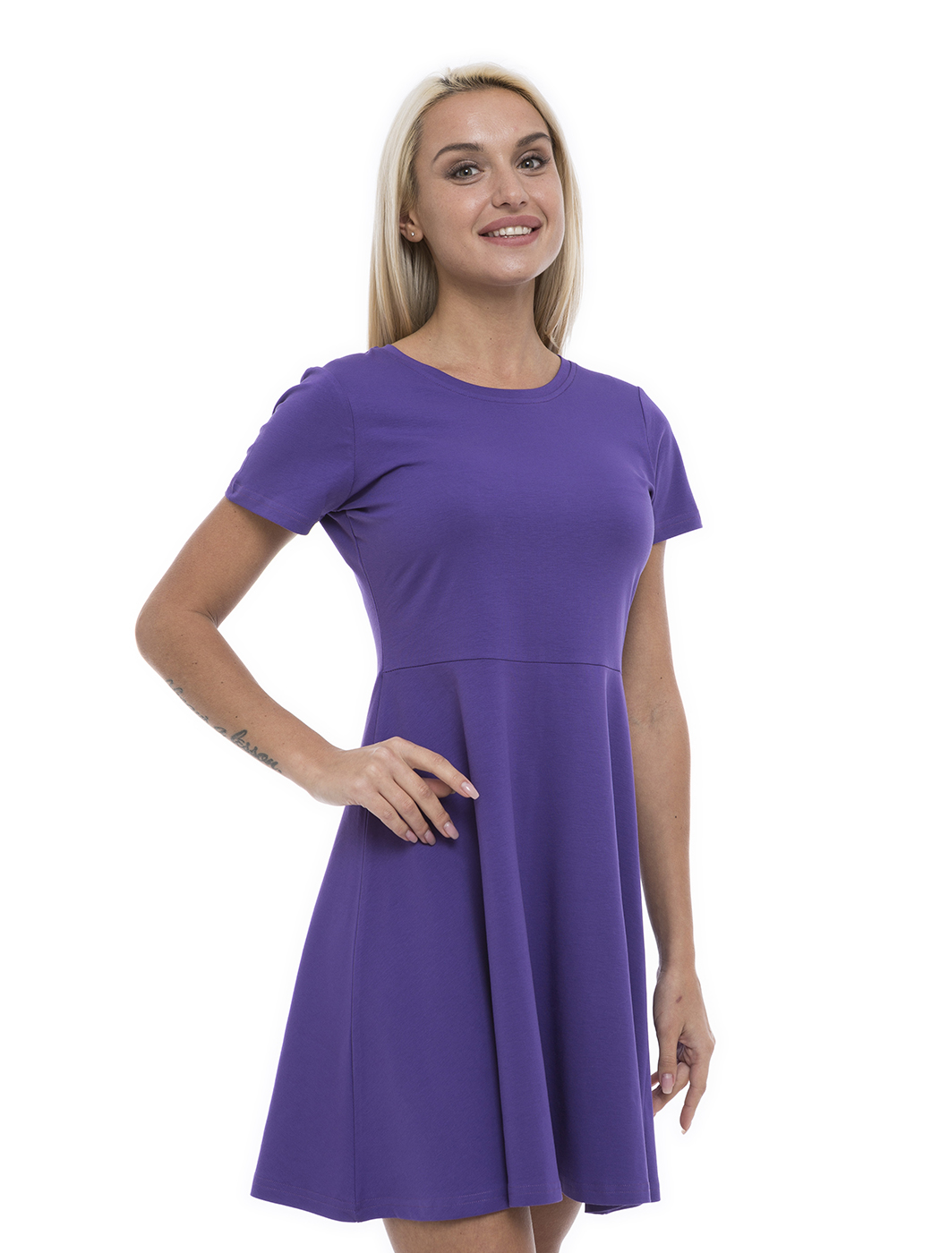 Платье женское Lunarable kelb002_ фиолетовое 42