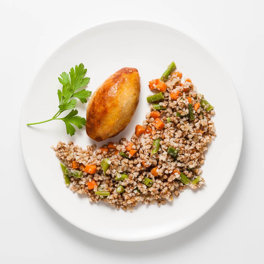 

Зразы простоеда куриные с сыром и гречкой, 200 г