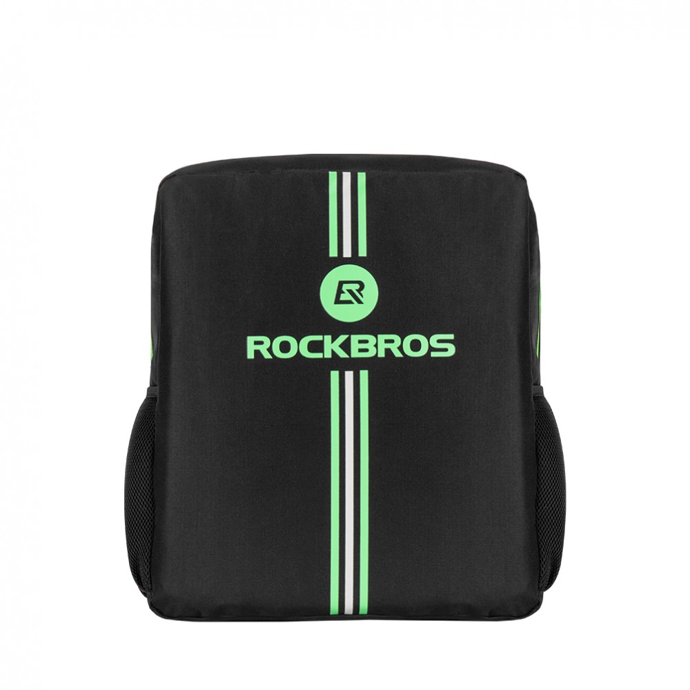 

Комплект сумок велосипедных 2 шт. Rockbros D33, черный/зеленый, D33