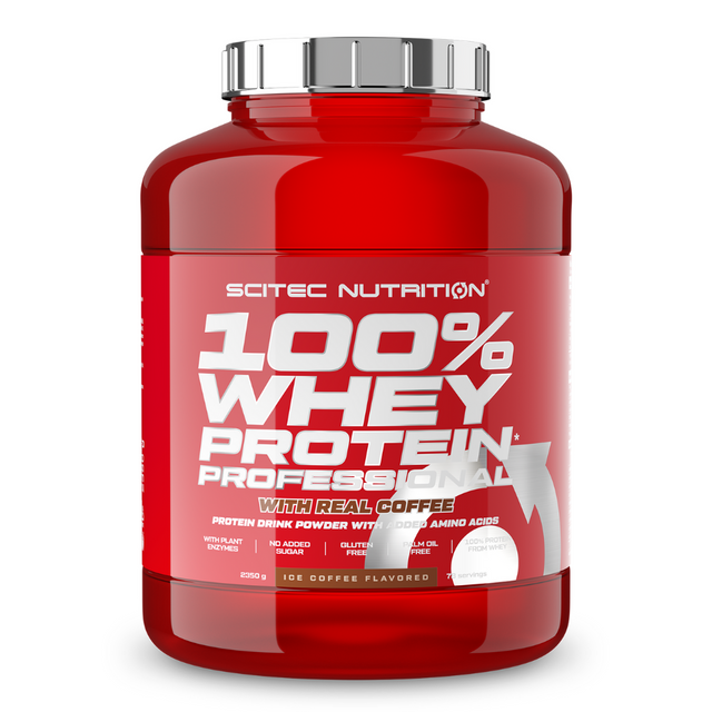 фото Scitec nutrition 100% whey protein professional 2350 г, холодный кофе