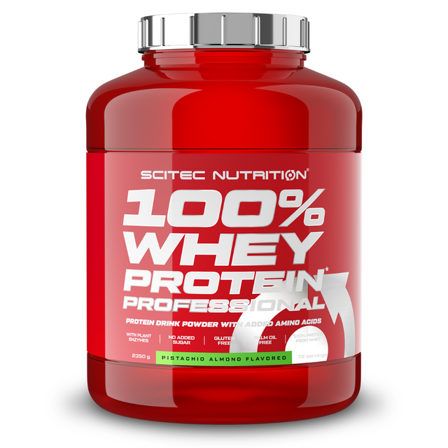 Scitec Nutrition 100% Whey Protein Professional 2350 г, фисташка-миндаль