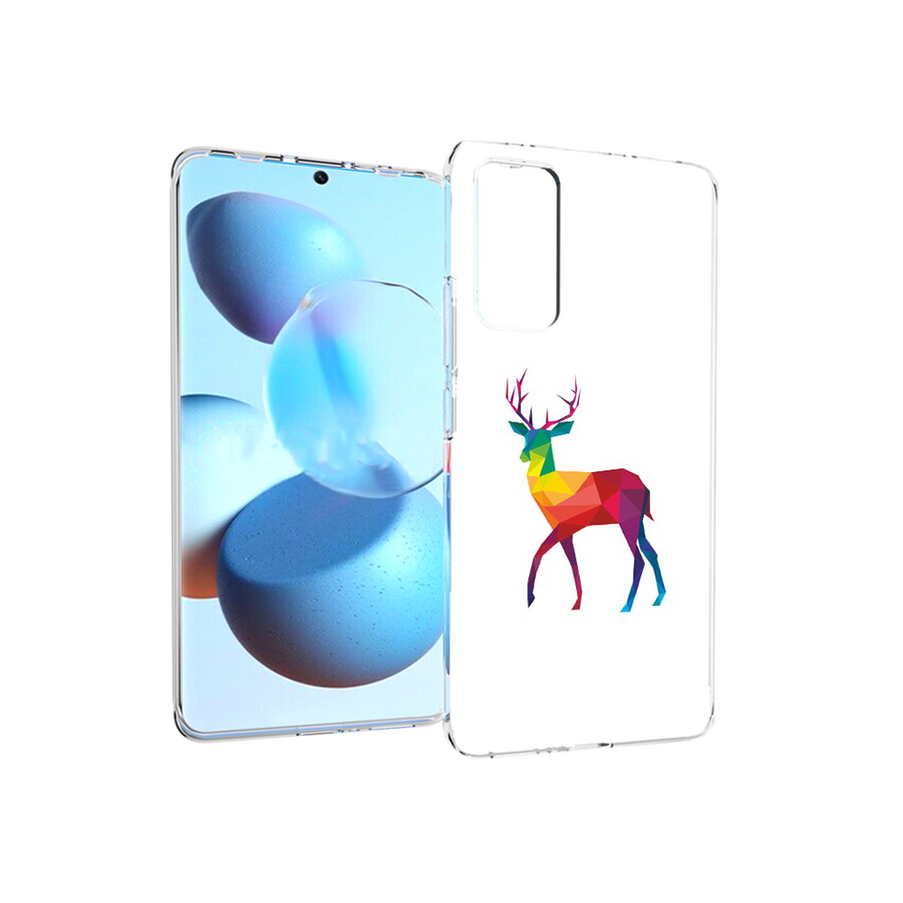 

Чехол MyPads Tocco для Xiaomi Mi Civi геометрический олень (PT172370.274.286), Прозрачный, Tocco
