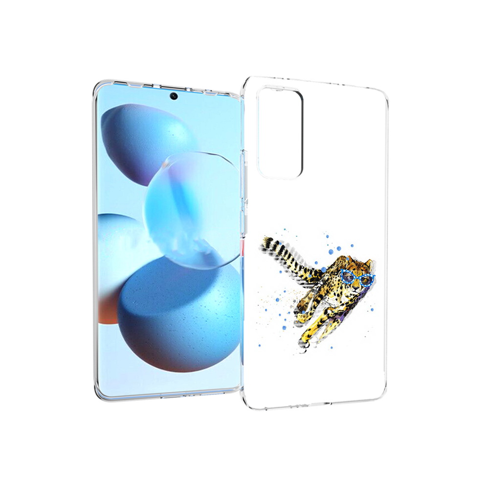 

Чехол MyPads Tocco для Xiaomi Mi Civi гепард в очках (PT172370.274.287), Прозрачный, Tocco