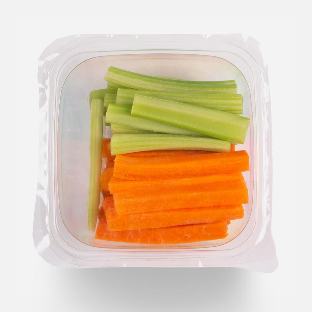 

Овощной микс Вкусные истории морковь, сельдерей, хумус, 200 г