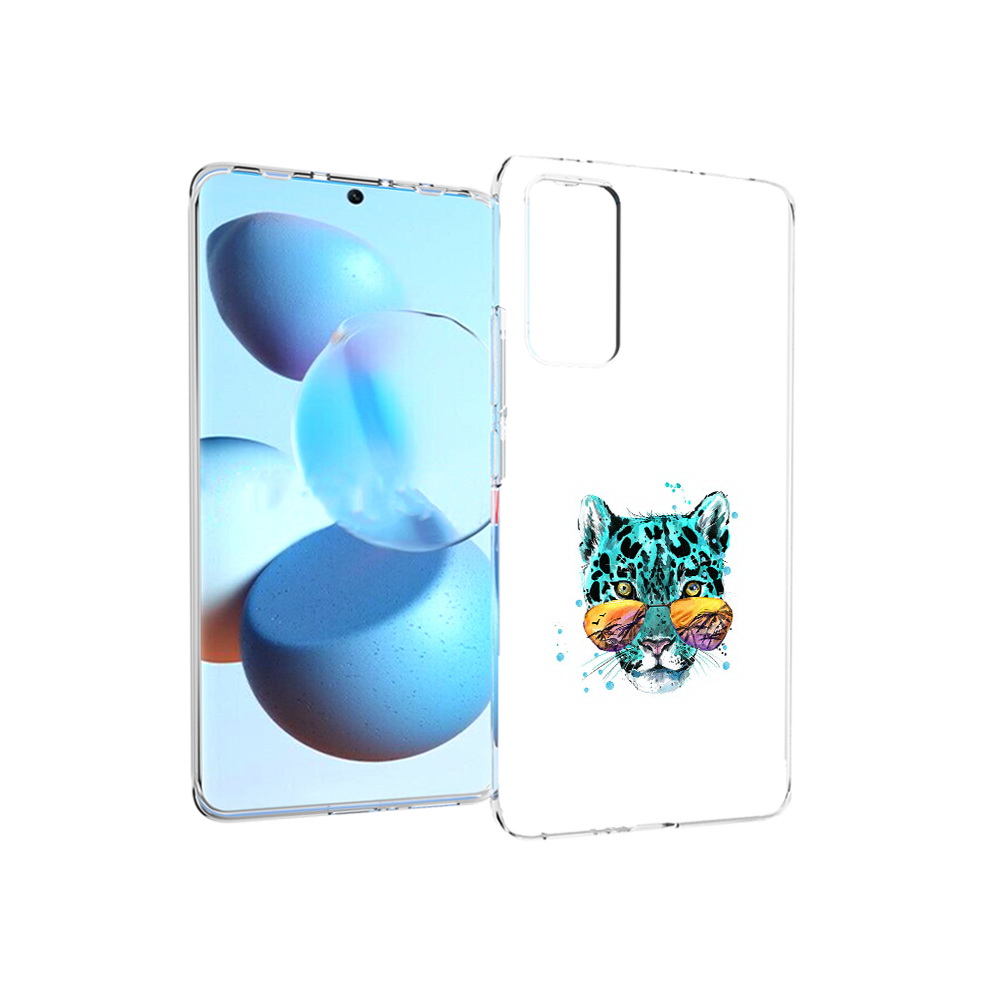 

Чехол MyPads Tocco для Xiaomi Mi Civi голубой лео (PT172370.274.294), Прозрачный, Tocco