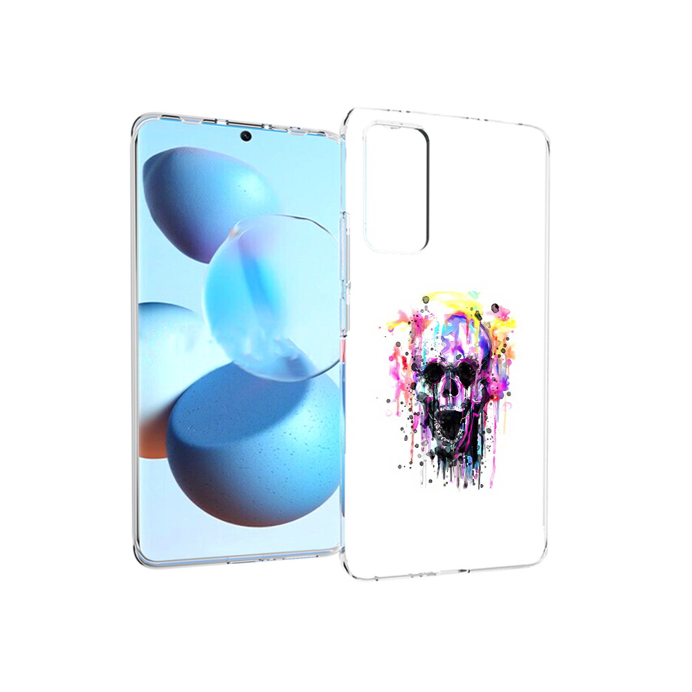 

Чехол MyPads Tocco для Xiaomi Mi Civi граффити череп (PT172370.274.298), Прозрачный, Tocco