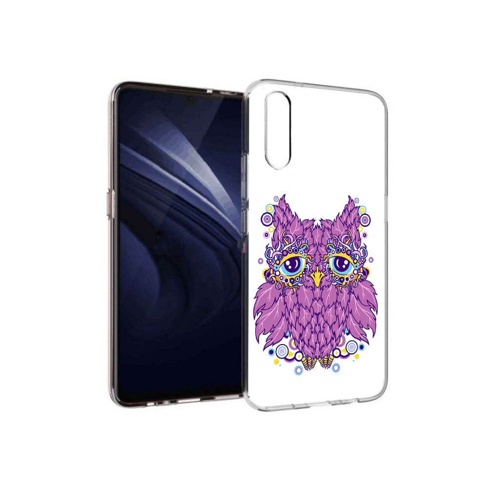 

Чехол MyPads Tocco для Vivo V17 Neo Розовая сова (PT226959.388.147), Прозрачный, Tocco