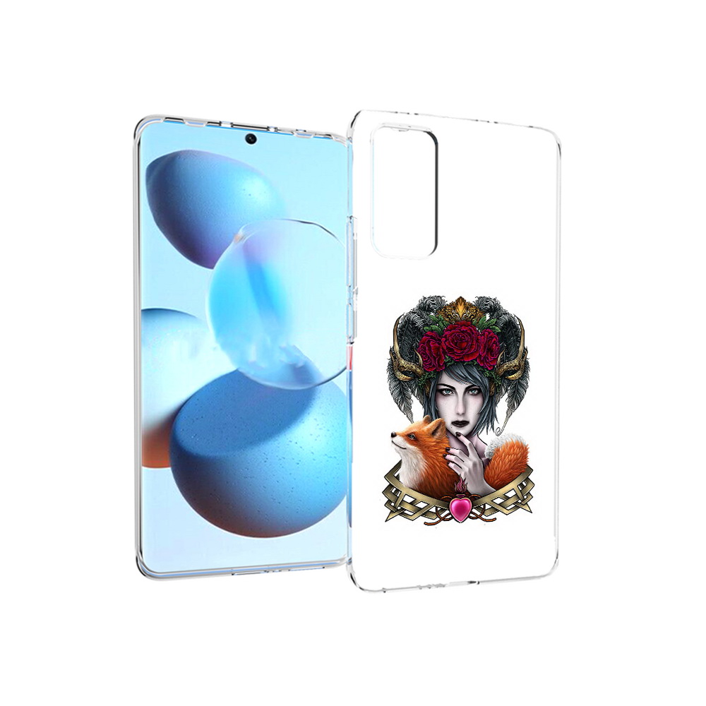 

Чехол MyPads Tocco для Xiaomi Mi Civi девушка с лисой (PT172370.274.314), Прозрачный, Tocco
