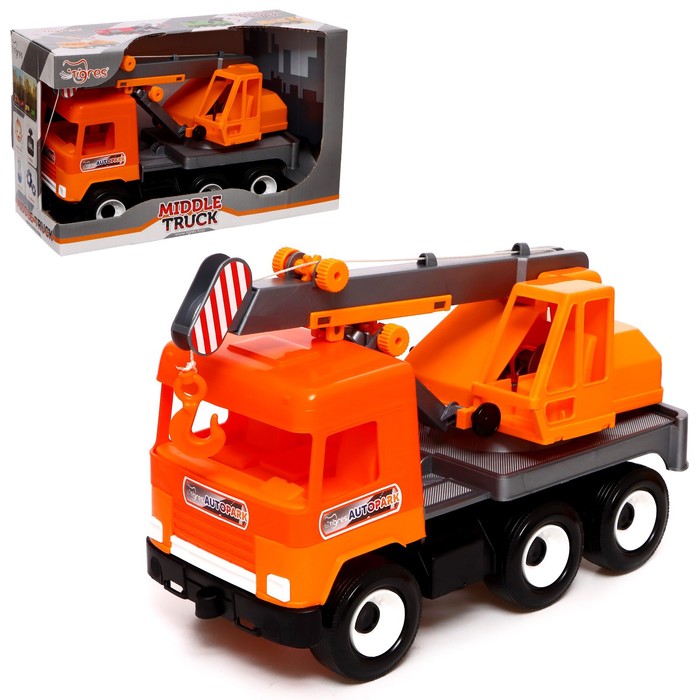 

Автомобиль Wader Middle truck, Кран city, Оранжевый