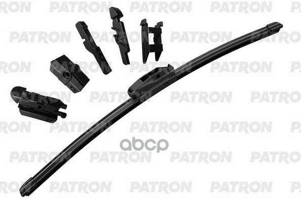 

Щетка стеклоочистителя 65см плоская универсальная + 6 адаптеров PATRON PWB650-FQ