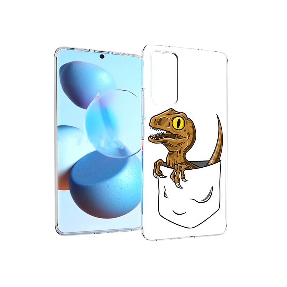

Чехол MyPads Tocco для Xiaomi Mi Civi динозавр в кармане (PT172370.274.327), Прозрачный, Tocco