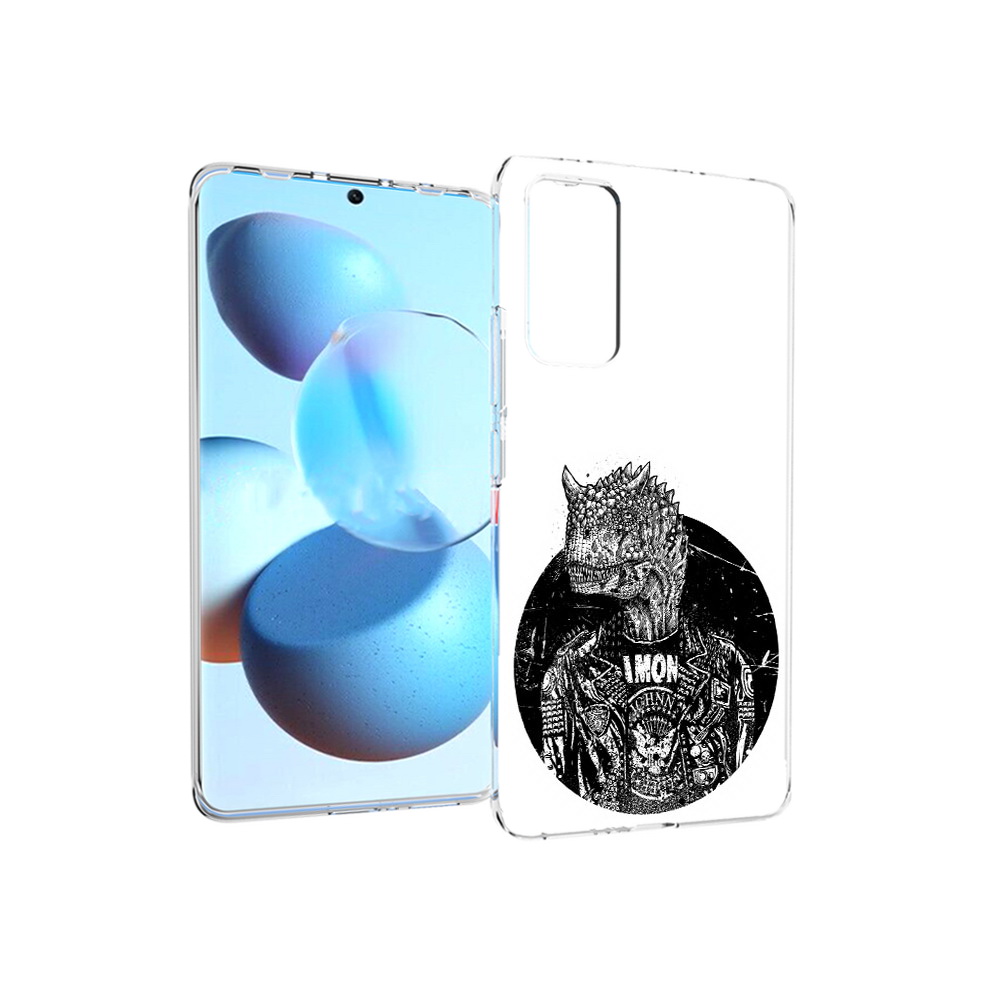 

Чехол MyPads Tocco для Xiaomi Mi Civi динозавр в куртке (PT172370.274.328), Прозрачный, Tocco