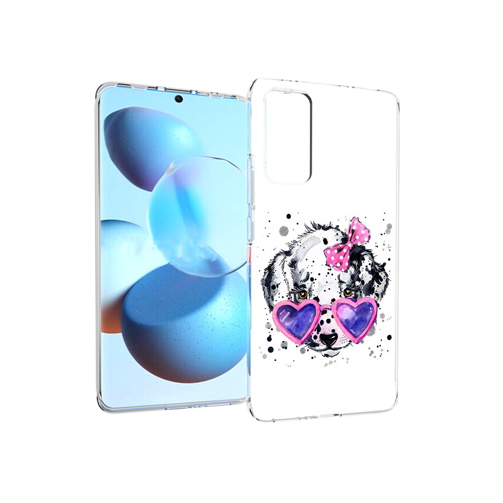 

Чехол MyPads Tocco для Xiaomi Mi Civi долматинец в очках (PT172370.274.337), Прозрачный, Tocco