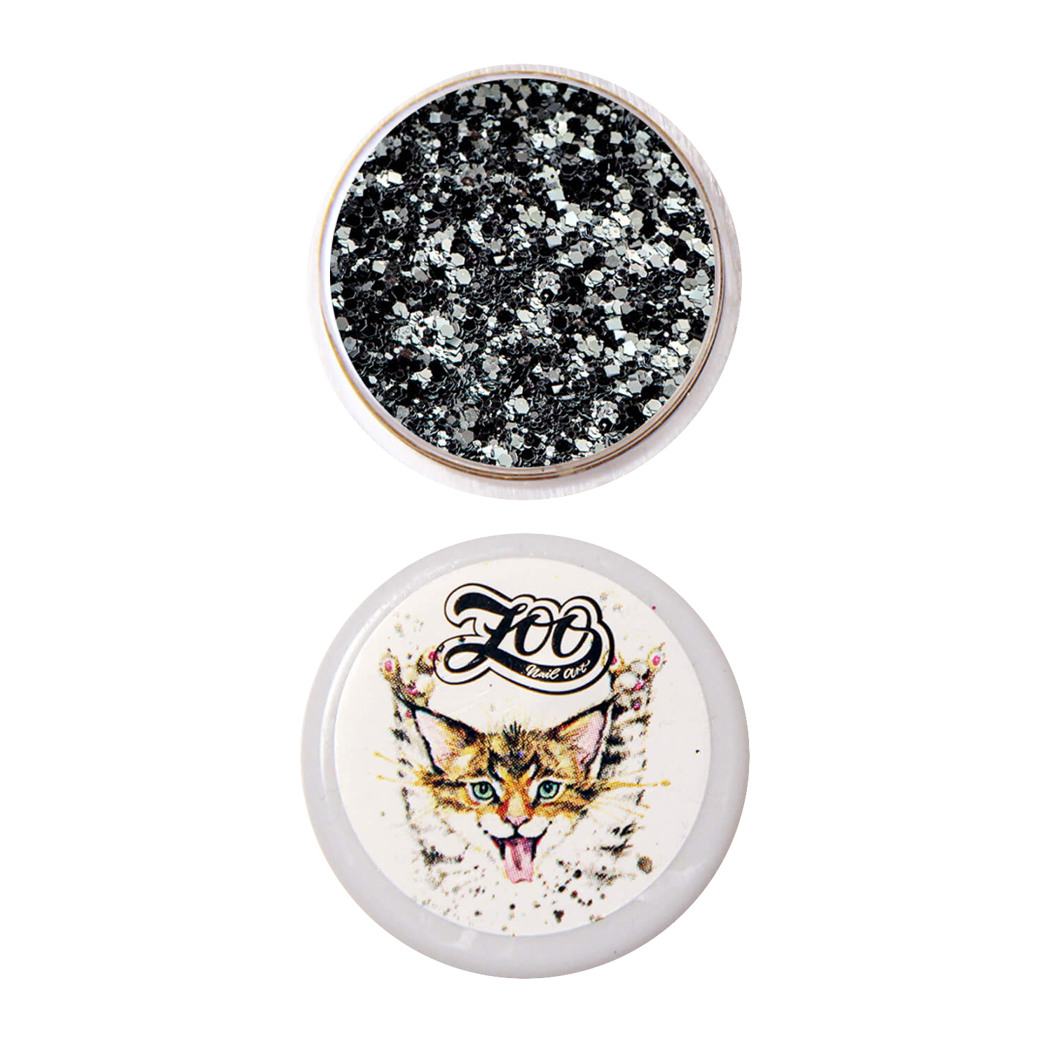 

Конфетти Zoo Nail Art «Хлопушка» №1299 черные, Черный