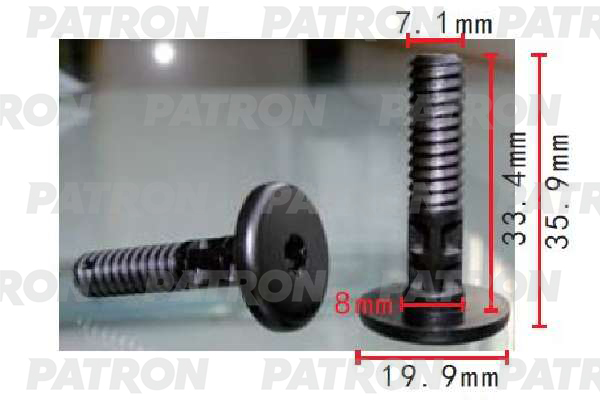 

Клипса Автомобильная PATRON P371711