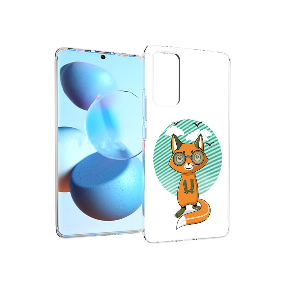 

Чехол MyPads Tocco для Xiaomi Mi Civi задумчивая лиса (PT172370.274.348), Прозрачный, Tocco