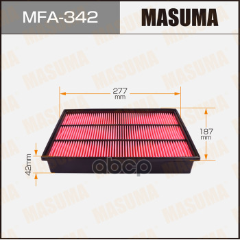 

Фильтр Воздушный Masuma Mfa-342 Masuma арт. MFA-342