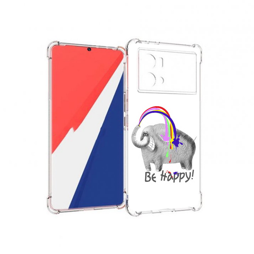 

Чехол MyPads Tocco для Vivo 9 Pro счастливый слон (PT226978.402.632), Прозрачный, Tocco