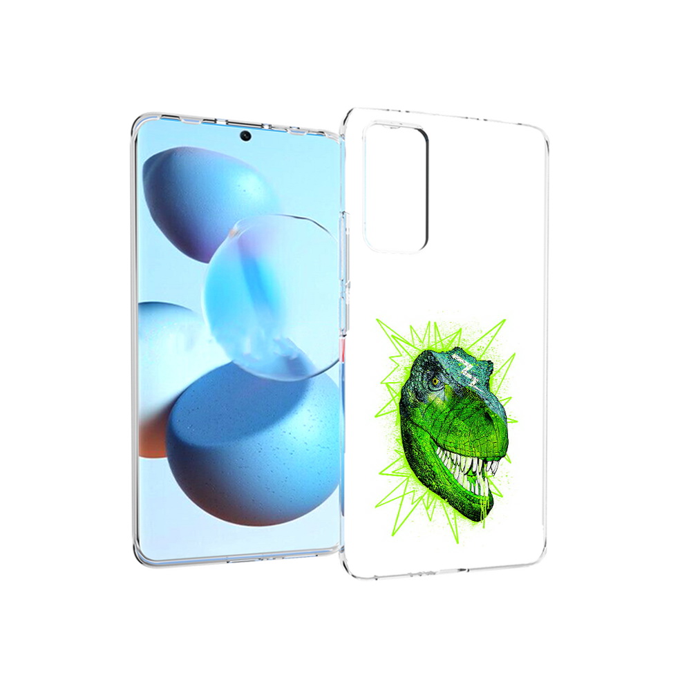 

Чехол MyPads Tocco для Xiaomi Mi Civi зеленый динозавр (PT172370.274.358), Прозрачный, Tocco