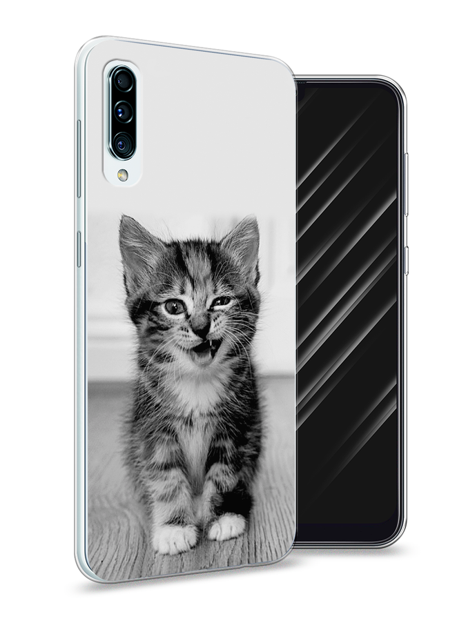 

Чехол Awog на Samsung Galaxy A50 "Подмигивающий котенок", Разноцветный, 27750-1