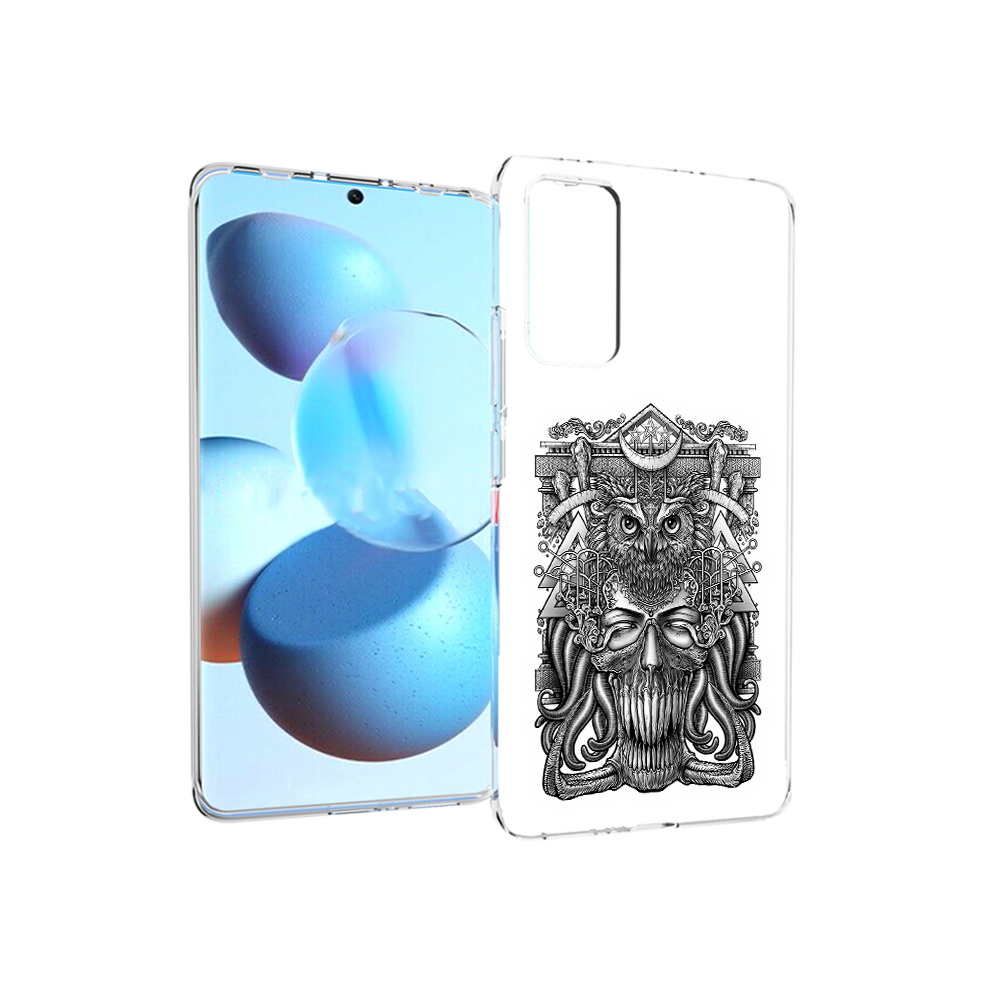 

Чехол MyPads Tocco для Xiaomi Mi Civi зубастая сова (PT172370.274.369), Прозрачный, Tocco