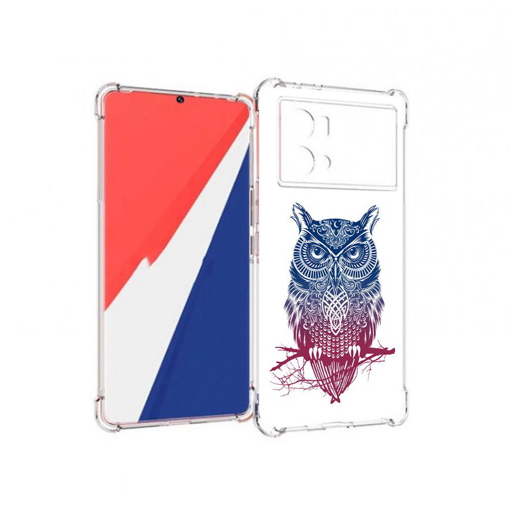 

Чехол MyPads Tocco для Vivo 9 Pro хиппи сова (PT226978.402.664), Прозрачный, Tocco