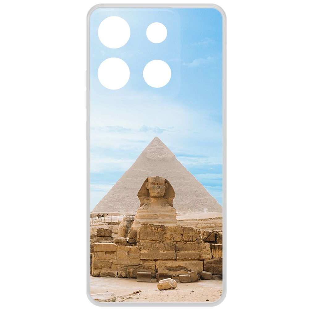 Чехол-накладка Krutoff Clear Case Египет, Сфинкс для INFINIX Smart 7 Plus