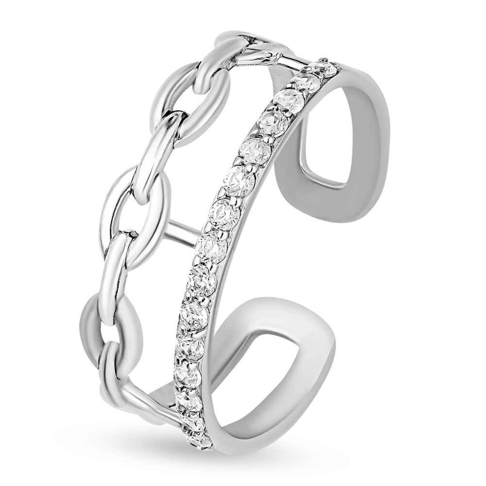 

Кольцо из серебра р.  585Gold 701012982, фианит, 701012982
