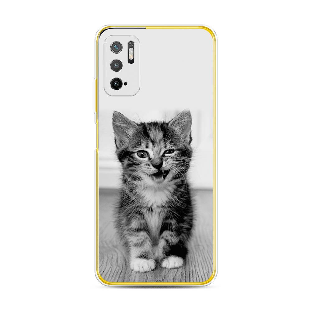 

Чехол Awog на Poco M3 Pro "Подмигивающий котенок", Разноцветный, 311050-1
