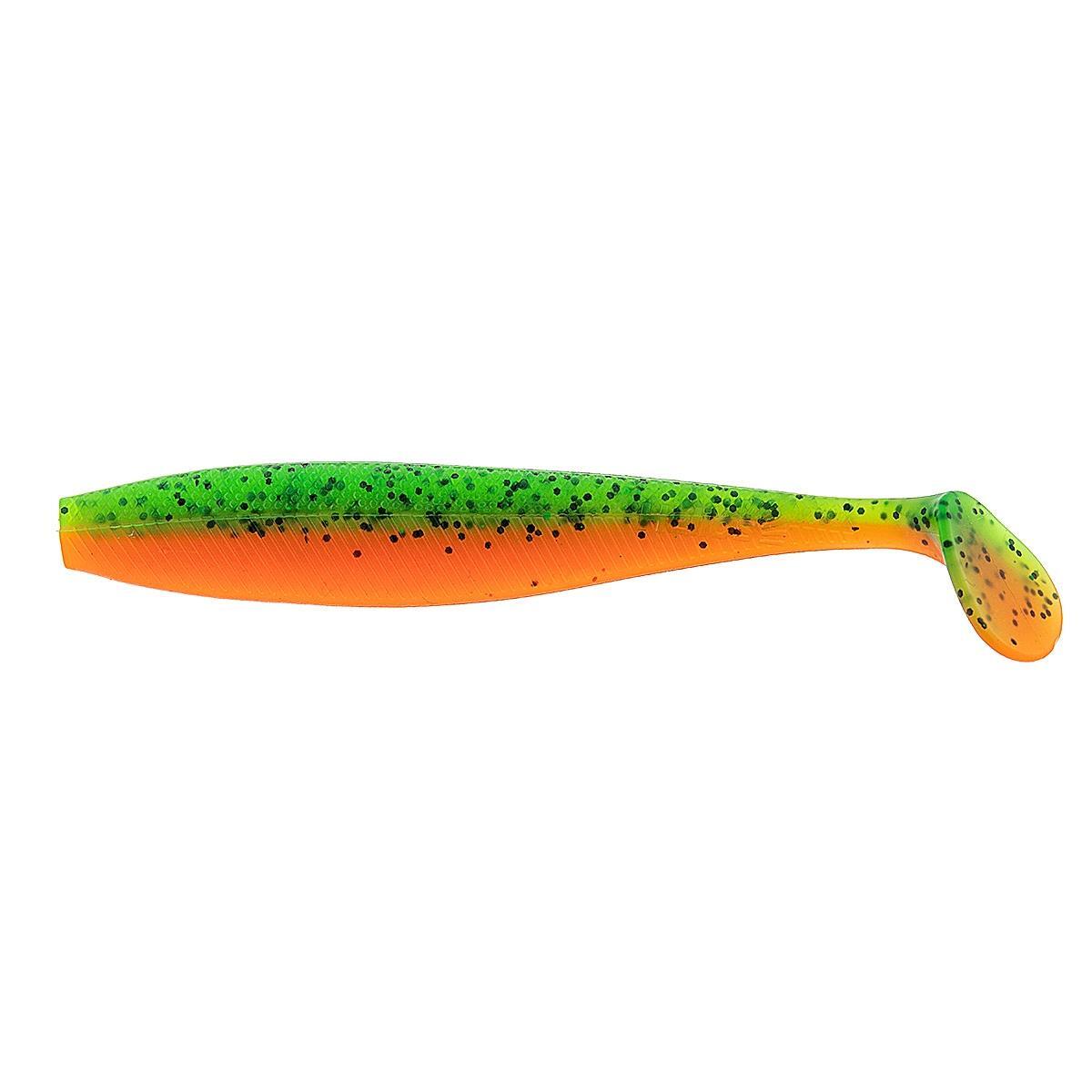 

Виброхвост Trofey 5.5"/14см Pepper Green & Orange 4шт. (HS-25-018) Helios